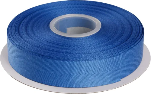 Miniatura 55 de Cinta de sarga de espiga con mango suave, ideal para envolver regalos, costura artesanal, 1/4 pulgadas x 25 yardas, color azul antiguo
