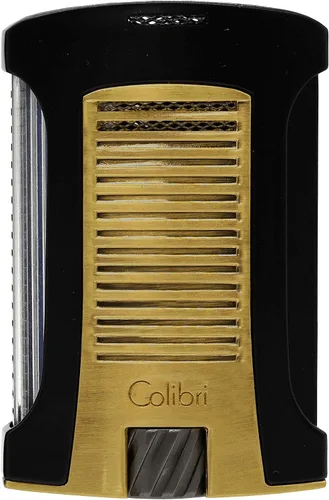 Miniatura 8 de Colibri Daytona - Encendedor de butano resistente al viento: llama ajustable, encendedor de puros recargable de un solo chorro, diseño ergonómico Oro