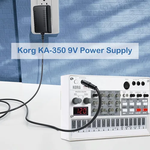 Miniatura 2 de SoulBay Cargador de fuente de alimentación de 9 V para Korg KA350 KA-350 Volca Bass FM Monologue Beats Keys Kick Sequencer Analog Rythm Synthesizer
