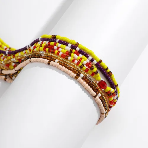 Miniatura 5 de Cadenas de cuerpo de cintura con cadena de perlas en capas