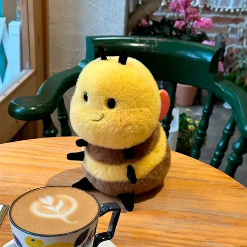 Miniatura 5 de ELAINREN Abeja Acolchada Peluche Ultrasuave, Abeja de Miel de Felpa, Muñeco de Insecto de 11.8 Pulgadas, Regalos A6