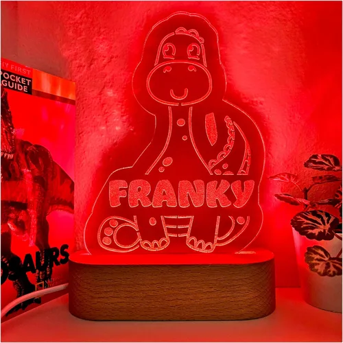 Luz nocturna personalizada | Luz nocturna personalizada para niños | Decoración de habitación de bebé | Regalo de dormitorio infantil | Colores LED