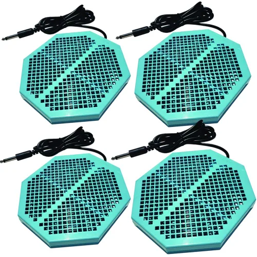 Miniatura 2 de Paquete de 4 unidades CS-900 dos veces potentes de 6.5 x 5.5 pulgadas de desintoxicación de iones para pies de doble bobina plana de acero