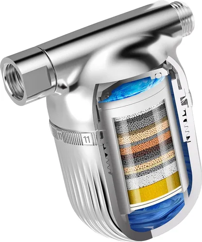 Miniatura 10 de Cobbe Filtro de ducha Junta totalmente metálica Filtro de cabezal de ducha 99% de eliminación para agua dura, metales pesados, cloro y Negro