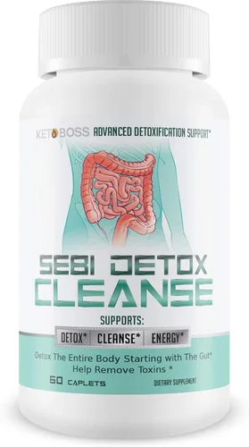 Sebi Detox Cleanse - Apoyo avanzado de desintoxicación - Desintoxicación de todo el cuerpo comenzando con el intestino - Ayuda a eliminar toxinas -