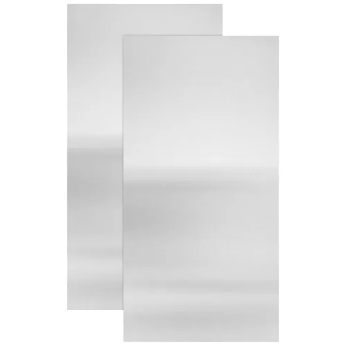 2 piezas de chapa de metal de acero inoxidable 430 de 6" x 12" x 1/32" Pulgadas para montaje magnético en pared, placas de metal 20GA (0.80MM) de