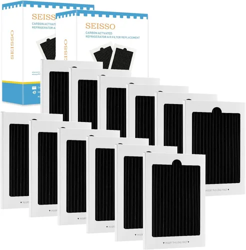 SEISSO Filtro de aire de repuesto para refrigerador, filtro de carbón activado compatible con Frigidaire y Electrolux Pure Air que reduce los olores