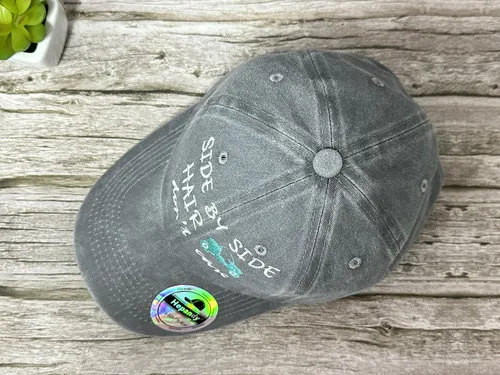 Miniatura 7 de Hepandy Sombreros bordados lado a lado del cabello Don't Care
