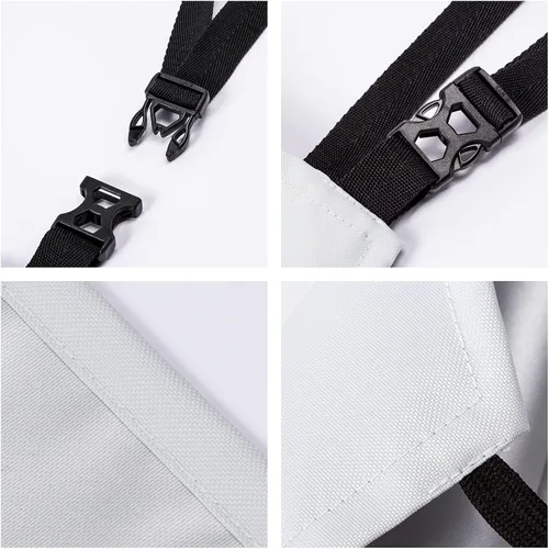 Miniatura 7 de Delantal impermeable con cuello ajustable para cocina, cocina, jardinería, aseo