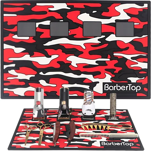 Miniatura 11 de Alfombrillas magnéticas de peluquería, antideslizante y flexible para tijeras, tapete de salón de belleza, herramientas de silicona resistente al