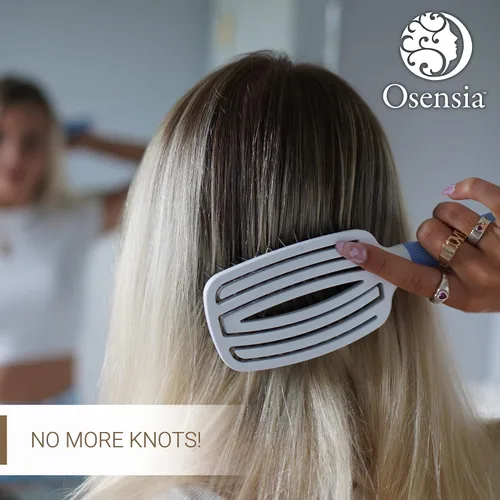 Miniatura 5 de Osensia Cepillo desenredante para cabello rizado, tipo de cabello grueso y seco. Cepillo desenredante de viaje para mujeres, hombres y niños.