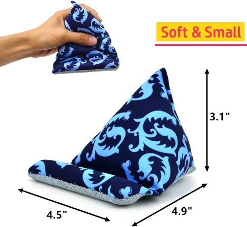 Miniatura 4 de Soporte de teléfono para escritorio, soporte de almohada para teléfono para iPhone 15 16 Pro, soportes de teléfono de tela hechos a mano tipo bean