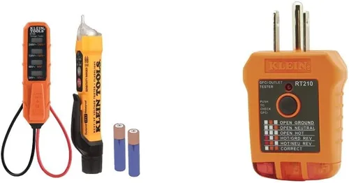 Miniatura 8 de Klein Tools Probador de voltaje NCVT3P + paquete de probador de salida GFCI RT250
