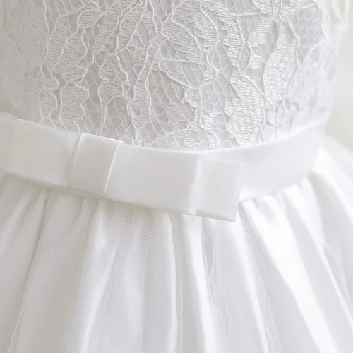 Miniatura 6 de NNJXD - Vestido de princesa de tul con flores, para usar en bodas, para niñas pequeñas y bebés