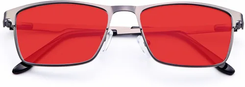 Miniatura 10 de YIMI Mens Blue Light Glasses Men Computer Gaming BlueLight Blocking Glasses Metal Anti Eyestrain Clear Lens Eye Protection