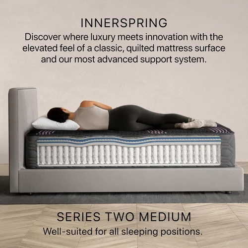 Miniatura 9 de Beautyrest Black Series Two - Colchón tamaño mediano King de 15.5 pulgadas, transpirable, refrescante y de apoyo, certificado CertiPUR-US, prueba