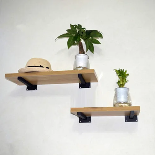 Miniatura 5 de Soporte de estante flotante oculto para montaje en pared, soportes ocultos para estanterías de hierro, muebles, cocina, oficina, estanterías