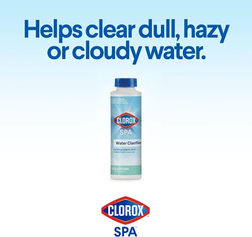 Miniatura 3 de Clorox® Pool&Spa™ Clarificador de Agua para Spa, Para Agua de Spa Cristalina, Aclara el Agua Opaca, Turbia o Nublada, 16 Onzas (Paquete de 1)