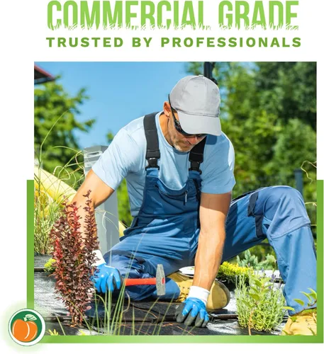 Miniatura 2 de Peach Country Estacas de jardín galvanizadas grapas de paisaje: estaca de césped y valla de 6 pulgadas - Suministros de jardinería resistentes a