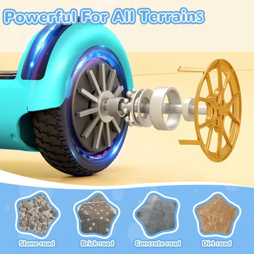 Miniatura 5 de SISIGAD Scooter, 6.5" Flash Wheels & Corlorful LED Lights, All for Girls Boys Kids Ages 6+ D-green