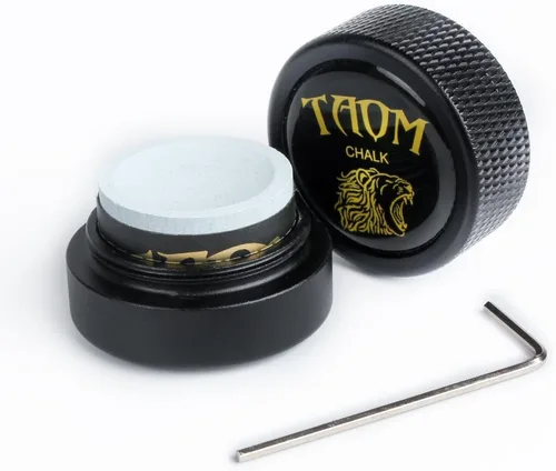 Miniatura 51 de TAOM - Soporte para tiza de billar, herramienta práctica redonda, accesorios de billar, mini estuche magnético para punta de tiza, contenedor