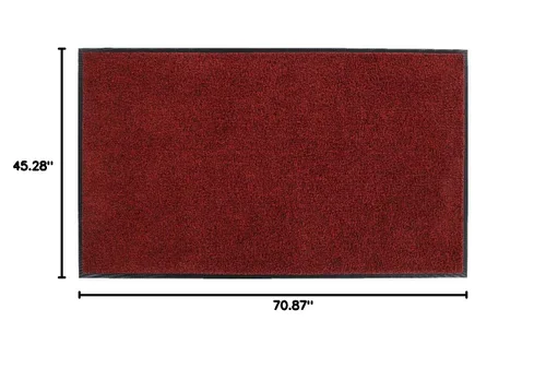 Miniatura 2 de Guardian Platinum Series Tapete Limpiador de Piso para Interiores, Goma con Alfombra de Nailon, 4'x6', Rojo