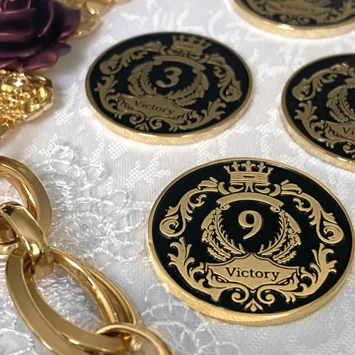 Miniatura 4 de Galileo® The Victory Crown - Moneda AA Medallón Alcohólico Anónimo Moneda de sobriedad de 1 a 10 años Regalo AA The Royal Collection
