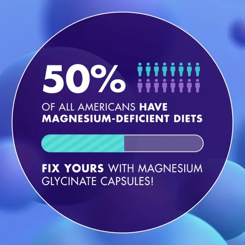 Miniatura 6 de Cápsulas de glicinato de magnesio de 500 MG, suplemento de magnesio para adultos y niños con Kava Kava, alta absorción, vegano y sin OMG, 120