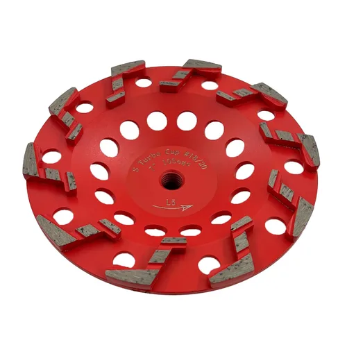 Miniatura 10 de Muelas abrasivas de diamante de alto rendimiento de 7 pulgadas para hormigón agresivo, pintura, epoxi, masilla, eliminación de revestimiento, grano