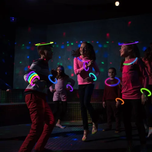 Miniatura 6 de Paquete de fiesta de palitos luminosos de 8 a 50 pulgadas, pulseras y collares luminosos para niños, 250 aniversario, 4 de julio, neón que brilla
