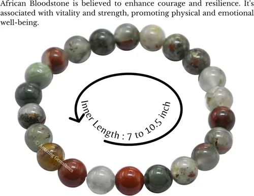 Miniatura 128 de Amazing Gemstone Crystal Bracelet for Women Men's Gifts - Protection Healing Crystal Bracelet - 8mm Gemstone Beaded Stretchable Bracelet Pulseras