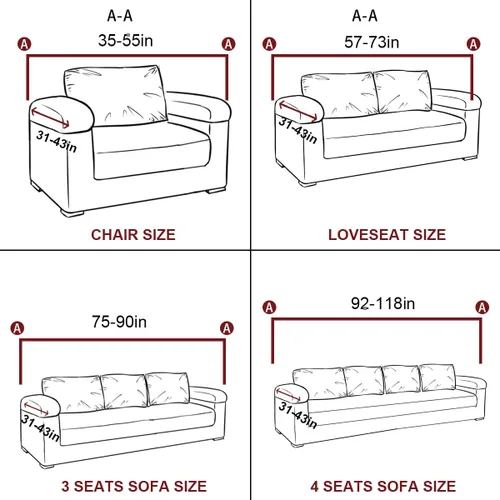 Miniatura 5 de vctops Funda elástica para sofá de 4 plazas de terciopelo de felpa, 1 pieza, con parte inferior elástica, protector de muebles suave y esponjoso