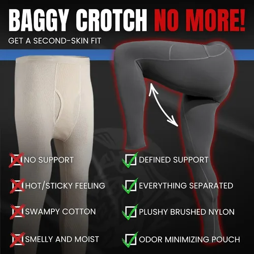 Miniatura 25 de Real Men ABCD Pouch - Pantalones de compresión para hombre, paquete de 1, 2 y 3, leggings para hombre, pantalones de yoga, medias, capa base