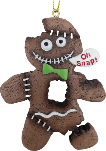 Miniatura 4 de Gingerbread Man Zombie Monster Cookie Oh Snap! Broken Leg Ugly Halloween Christmas Tree Ornament