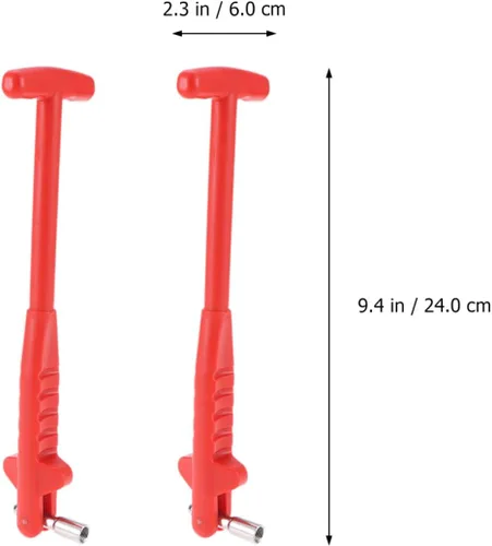 Miniatura 2 de Tire Valve Stem Puller Tool 2pcs Set Plastic Car Tire Repair Tool Valve Core Removal Installer