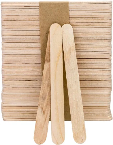 Miniatura 3 de NERTHUS FIH 1299 Moldes de silicona para helado con 50 palos de madera, hechos de silicona, dulces caseros fáciles y divertidos