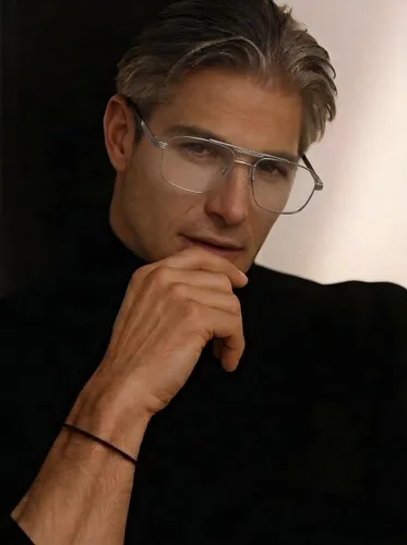 Miniatura 3 de Dollger Gafas de bloqueo de luz azul para hombre, gafas cuadradas de aviador para computadora, marco de metal, gafas de luz azul, Plateado (sliver)