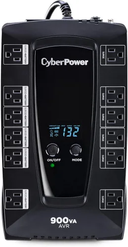 Miniatura 11 de UPS con visor LCD CyberPower AVRG900LCD 900 VA 750VA Negro