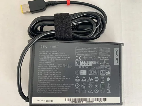 Miniatura 4 de Lenovo P/N: 4X20Q88539 Adaptador de CA delgado de 135 W para Lenovo G510, G5005, Y50-70, Y50P-70, Y520-15, Y700-14, Y700-17, Y70-70 - Caja al por