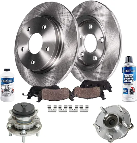 Miniatura 54 de Detroit Axle - Rotores de freno para Ford Mustang 2015 2016 2017 2018 2019 2020 2021 2022 2023 Rotores de freno de disco 2016 2017 2018 2019