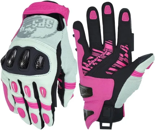 Miniatura 30 de Seibertron SPS Series - Guantes para motocicleta con pantalla táctil, para motocross, BMX, ATV, MTB, ciclismo, completo o medio dedo, para adultos