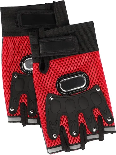 Miniatura 5 de IPENNY Guantes de entrenamiento unisex para hombre y mujer, guantes de ciclismo de medio dedo, transpirables, elásticos, guantes de ciclismo