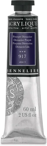 Miniatura 63 de Sennelier Acrílico para artistas extrafinos, 2.0 fl oz, luz verde cromo S3