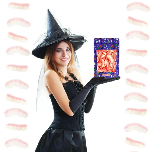 Miniatura 3 de Fruidles Gummi Teeth Candy, deliciosas gomitas de sabores de frutas (1 libra)