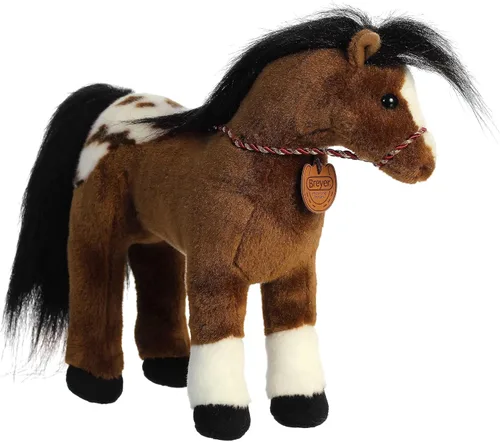 Miniatura 3 de Aurora® Exquisito animal de peluche Breyer® Showstoppers Appaloosa - Detalles realistas - Juego imaginativo - Marrón 13 pulgadas