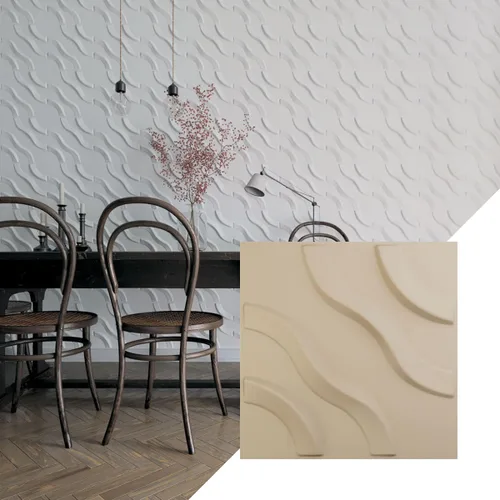 Miniatura 25 de Ekena Millwork WP12X12LAWH 11 7/8 pulgadas de ancho x 11 7/8 pulgadas de alto Lane EnduraWall Decorativo 3D Panel de pared cubre 0.98 pies cuadrados