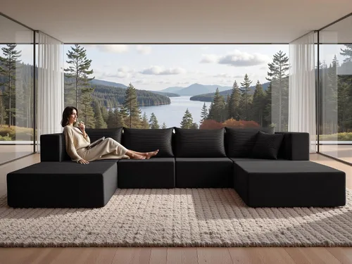 Miniatura 12 de YINIX Sofá cama modular de pana de 140 pulgadas, cómodo sofá de nube para sala de estar, sofá de piso de 6 piezas, combinación de compresión libre