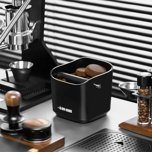 Miniatura 4 de MHW-3BOMBER Cajón para posos de café espresso, 1.2L (15 tazas) Cajón de café con barra extraíble y almohadillas antideslizantes para posos