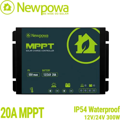 Miniatura 7 de Newpowa Kit de panel solar portátil de 200W con estuche de soporte ajustable, panel plegable de 200 vatios 12 voltios + controlador MPPT de 20A +