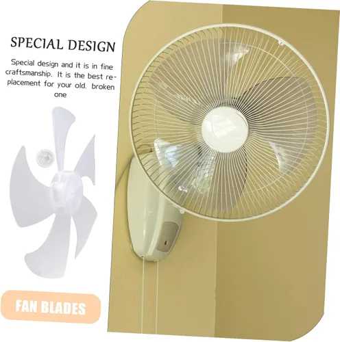 Miniatura 7 de Uonlytech Ventilador de 14 pisos con aspas de ventilador de escritorio, ventilador de casa, mesa blanca, piezas de refrigerador, aspas de ventilador